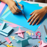 blue cardstock